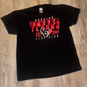 Houston Texans Large shirt nfl team apparel Double Sided Black